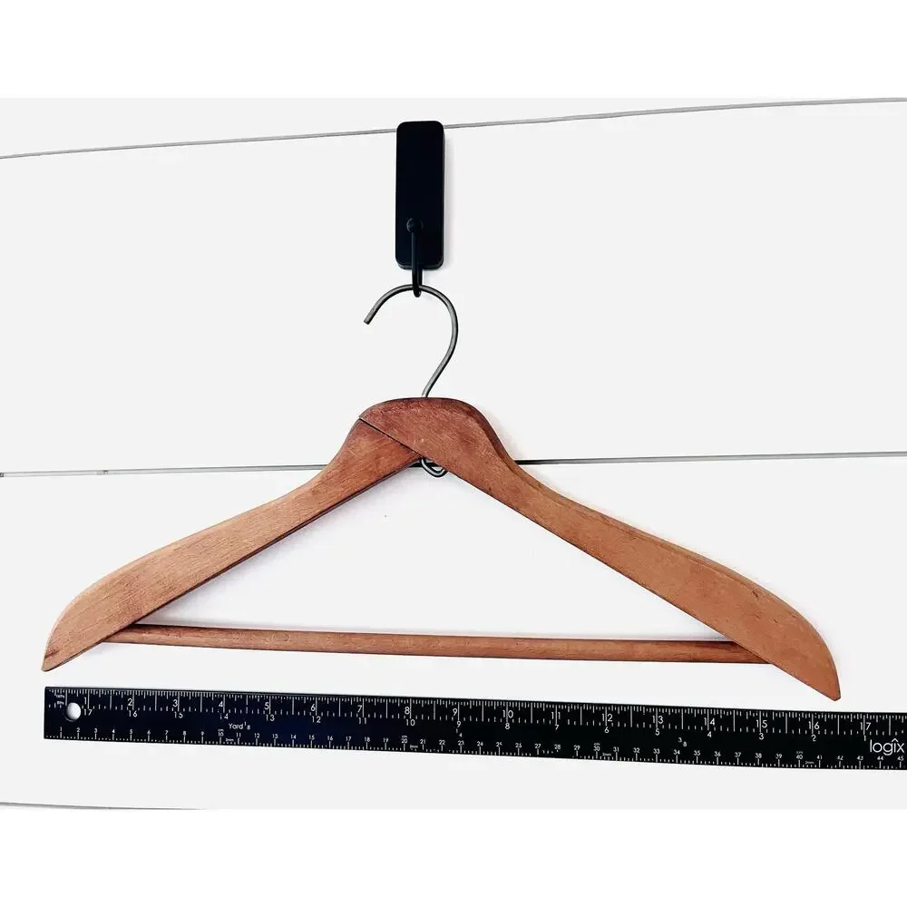 Vintage Jacob Reed's Sons Chestnut St. Philadelphia Wooden Clothes Hanger